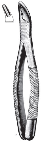Hull Extracting Forcep